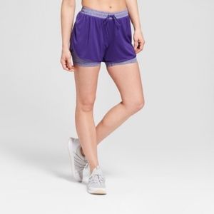 NWT Women's Knit Layered Shorts - C9 Champion®